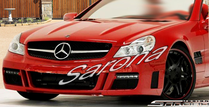 Custom Mercedes SL  Convertible Front Bumper (2009 - 2012) - $790.00 (Part #MB-075-FB)